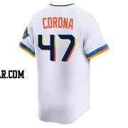Kenedy Corona Youth Houston Astros White Limited 2025 City Connect Jersey