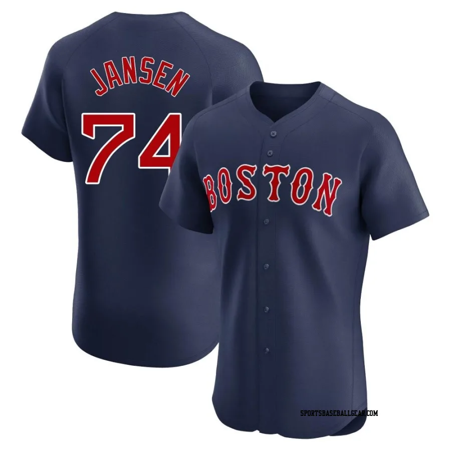 Kenley Jansen Men's Boston Red Sox Navy Elite Alternate Jersey