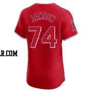 Kenley Jansen Men's Los Angeles Angels Red Elite Alternate Jersey