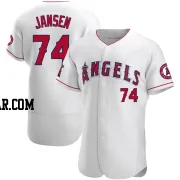 Kenley Jansen Men's Los Angeles Angels White Authentic Jersey
