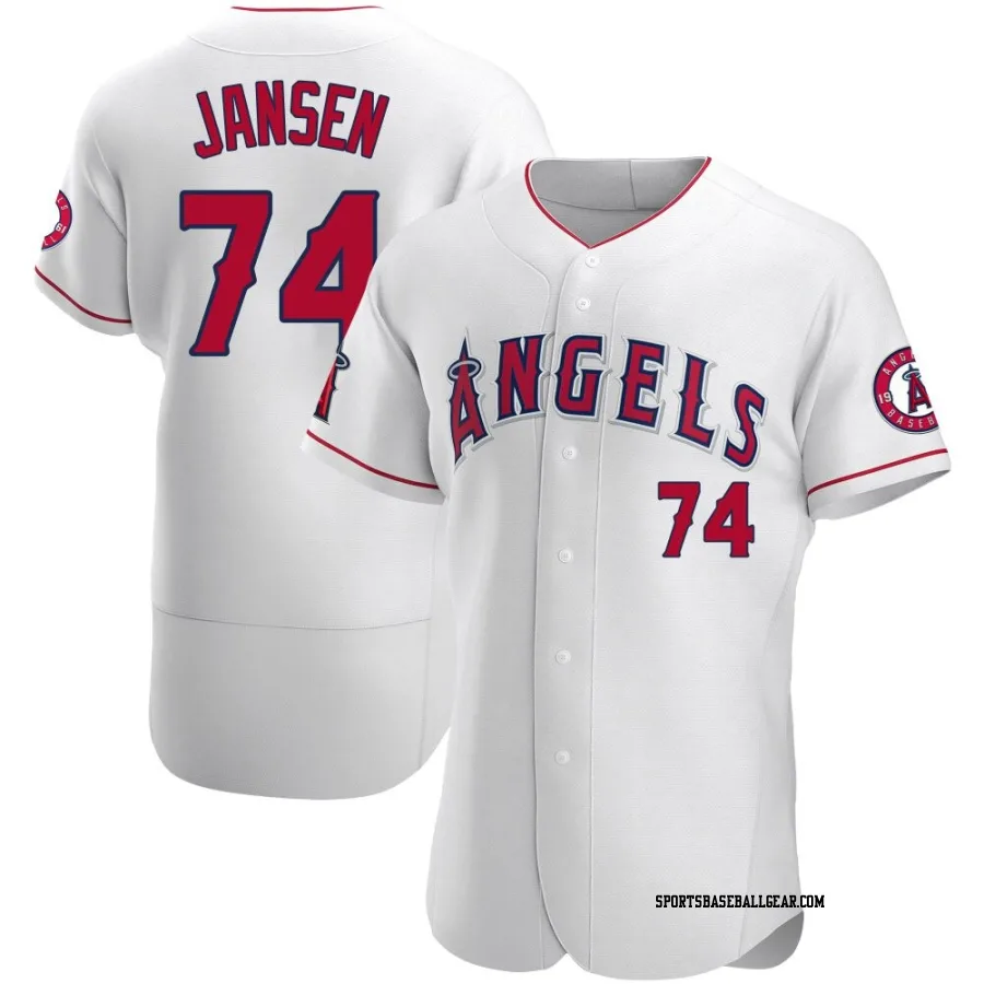 Kenley Jansen Men's Los Angeles Angels White Authentic Jersey