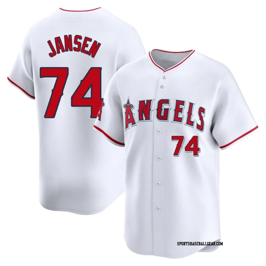 Kenley Jansen Men's Los Angeles Angels White Limited Home Jersey