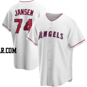 Kenley Jansen Men's Los Angeles Angels White Replica Home Jersey