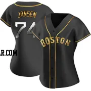 Kenley Jansen Women's Boston Red Sox Black Golden Replica Alternate Jersey