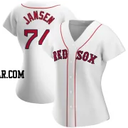Kenley Jansen Women's Boston Red Sox White Replica Home Jersey