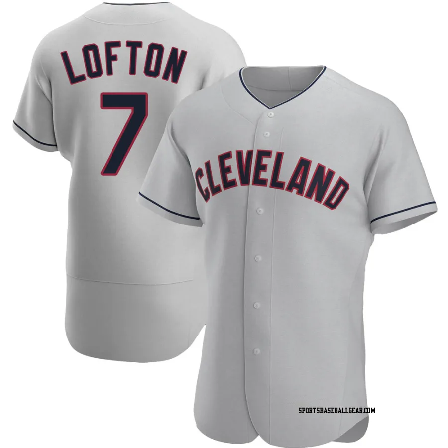 Kenny Lofton Men's Cleveland Guardians Gray Authentic Road Jersey