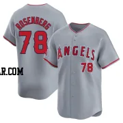 Kenny Rosenberg Men's Los Angeles Angels Gray Limited Away Jersey