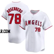 Kenny Rosenberg Men's Los Angeles Angels White Limited Home Jersey