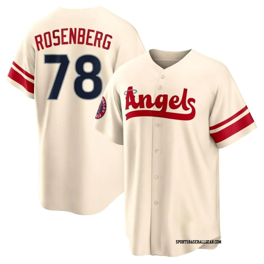 Kenny Rosenberg Youth Los Angeles Angels Cream Replica 2022 City Connect Jersey