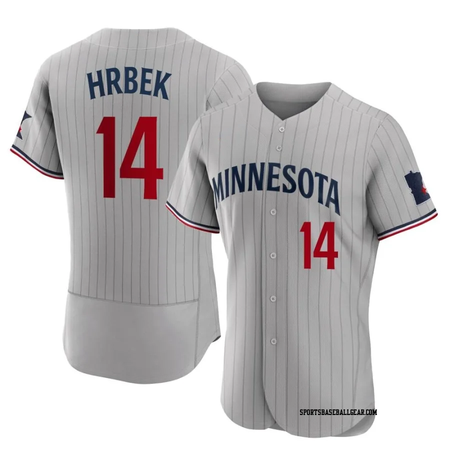 Kent Hrbek Men's Minnesota Twins Gray Authentic Road Jersey