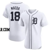 Kenta Maeda Men's Detroit Tigers White Elite Home Jersey