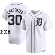 Kerry Carpenter Men's Detroit Tigers White Limited Home Jersey