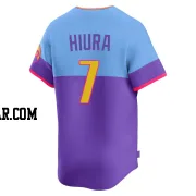 Keston Hiura Men's Colorado Rockies Purple/Light Limited Blue 2025 City Connect Jersey
