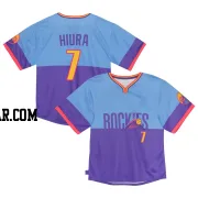 Keston Hiura Toddler Colorado Rockies Purple/Light Limited Blue 2025 City Connect Jersey