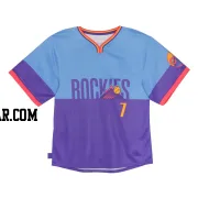 Keston Hiura Toddler Colorado Rockies Purple/Light Limited Blue 2025 City Connect Jersey