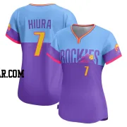 Keston Hiura Women's Colorado Rockies Purple/Light Limited Blue 2025 City Connect Jersey
