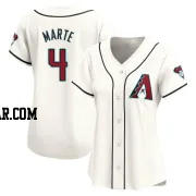 Ketel Marte Women's Arizona Diamondbacks White Limited Home Jersey