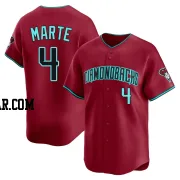 Ketel Marte Youth Arizona Diamondbacks Red Limited Alternate Jersey