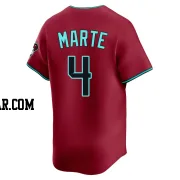 Ketel Marte Youth Arizona Diamondbacks Red Limited Alternate Jersey