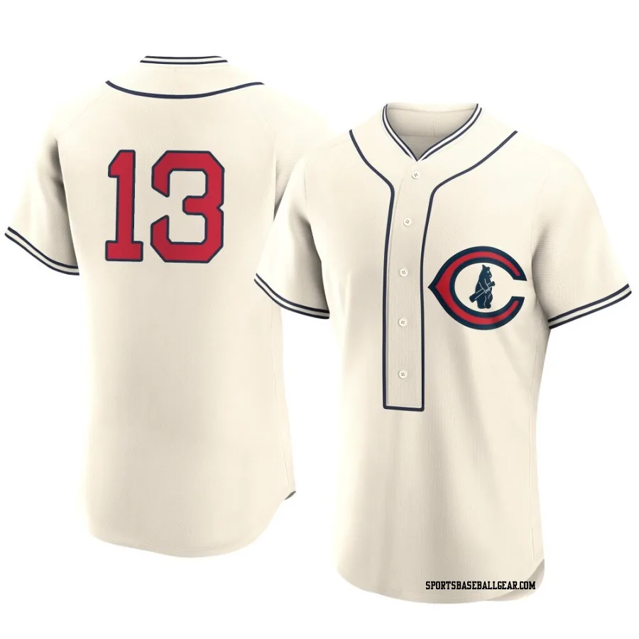 Kevin Alcantara Men's Chicago Cubs Cream Authentic 2022 Field Of Dreams Jersey
