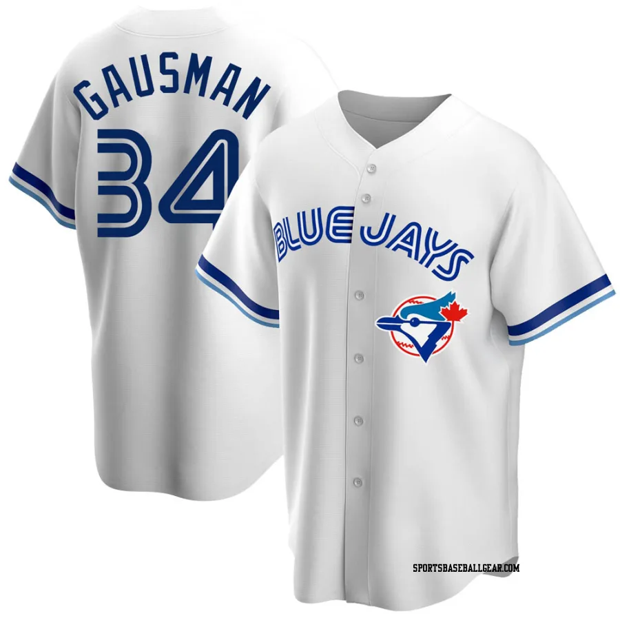 Kevin Gausman Youth Toronto Blue Jays White Replica Home Cooperstown Collection Jersey