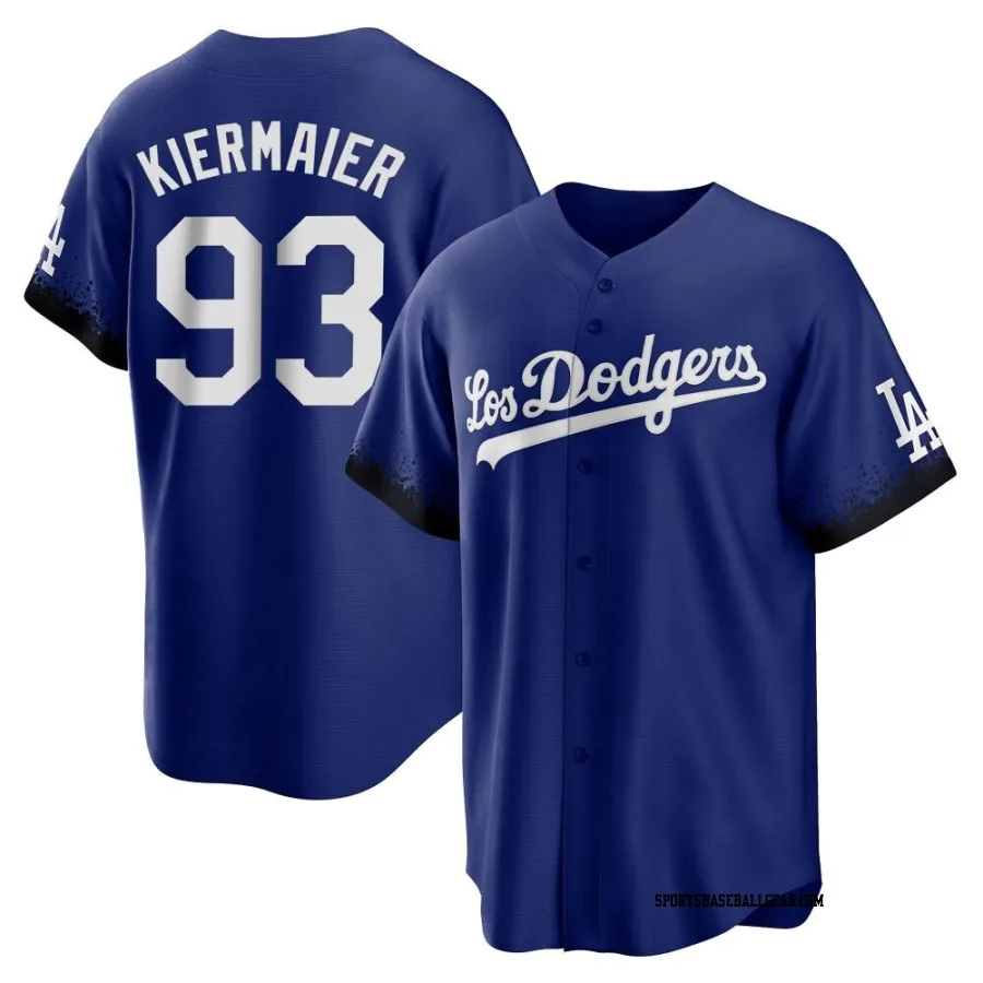 Kevin Kiermaier Men's Los Angeles Dodgers Royal Replica 2021 City Connect Jersey