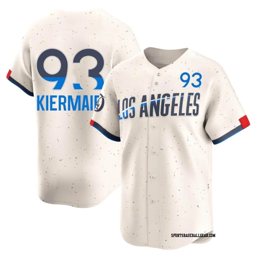 Kevin Kiermaier Youth Los Angeles Dodgers Cream Limited 2024 City Connect Jersey