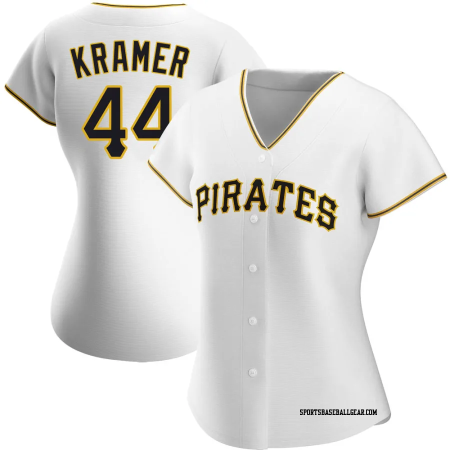 Kevin Kramer Women's Pittsburgh Pirates White Authentic Home Jersey