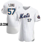 Kevin Long Men's New York Mets White Authentic Home Jersey
