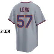 Kevin Long Youth New York Mets Gray Replica Away 2.0 Jersey