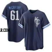 Kevin McCarthy Men's Kansas City Royals Navy Replica 2022 City Connect Jersey