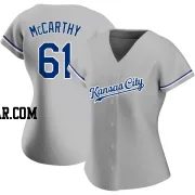 Kevin McCarthy Women's Kansas City Royals Gray Replica Road Jersey