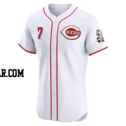 Kevin Mitchell Men's Cincinnati Reds White Elite Home Jersey