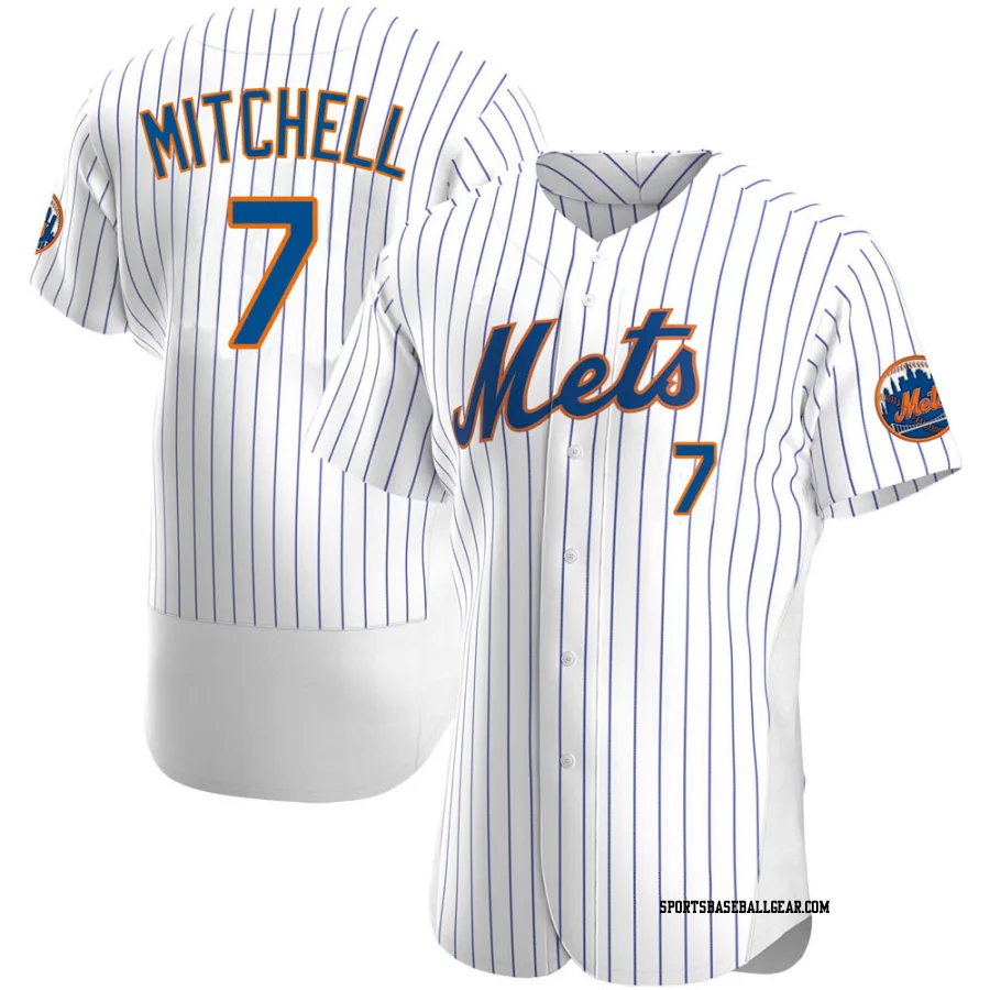 Kevin Mitchell Men's New York Mets White Authentic Home Jersey