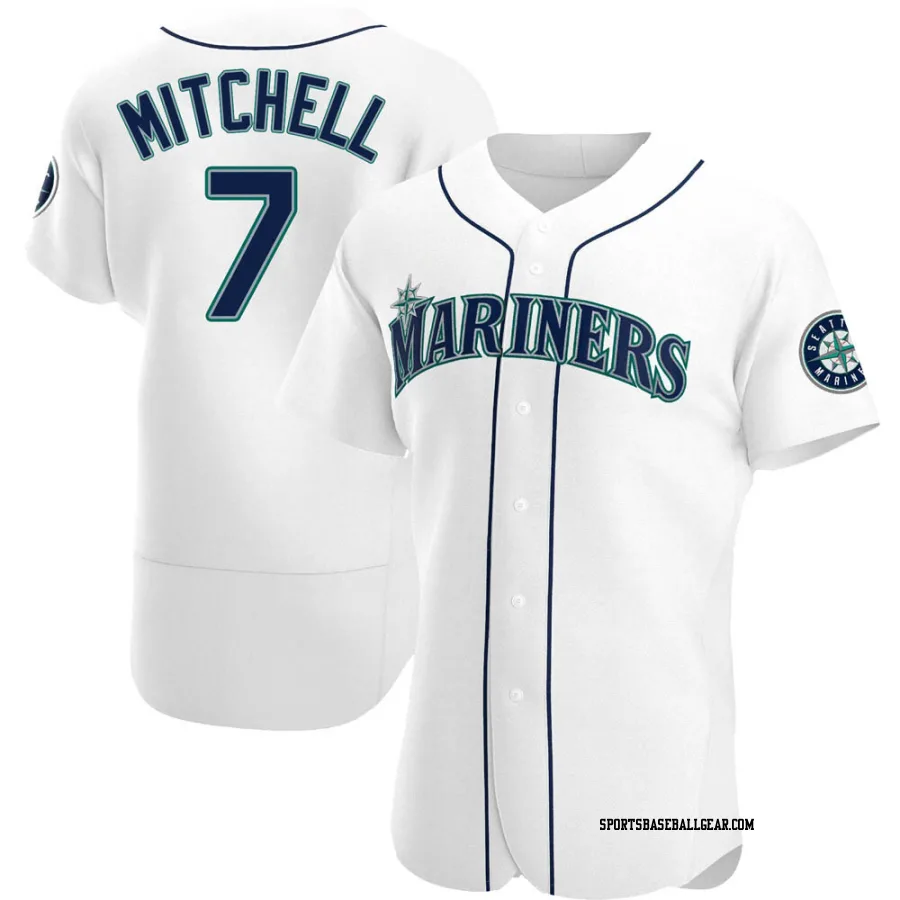 Kevin Mitchell Men's Seattle Mariners White Authentic Home Jersey