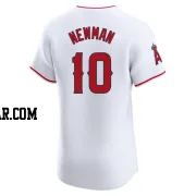 Kevin Newman Men's Los Angeles Angels White Elite Home Jersey