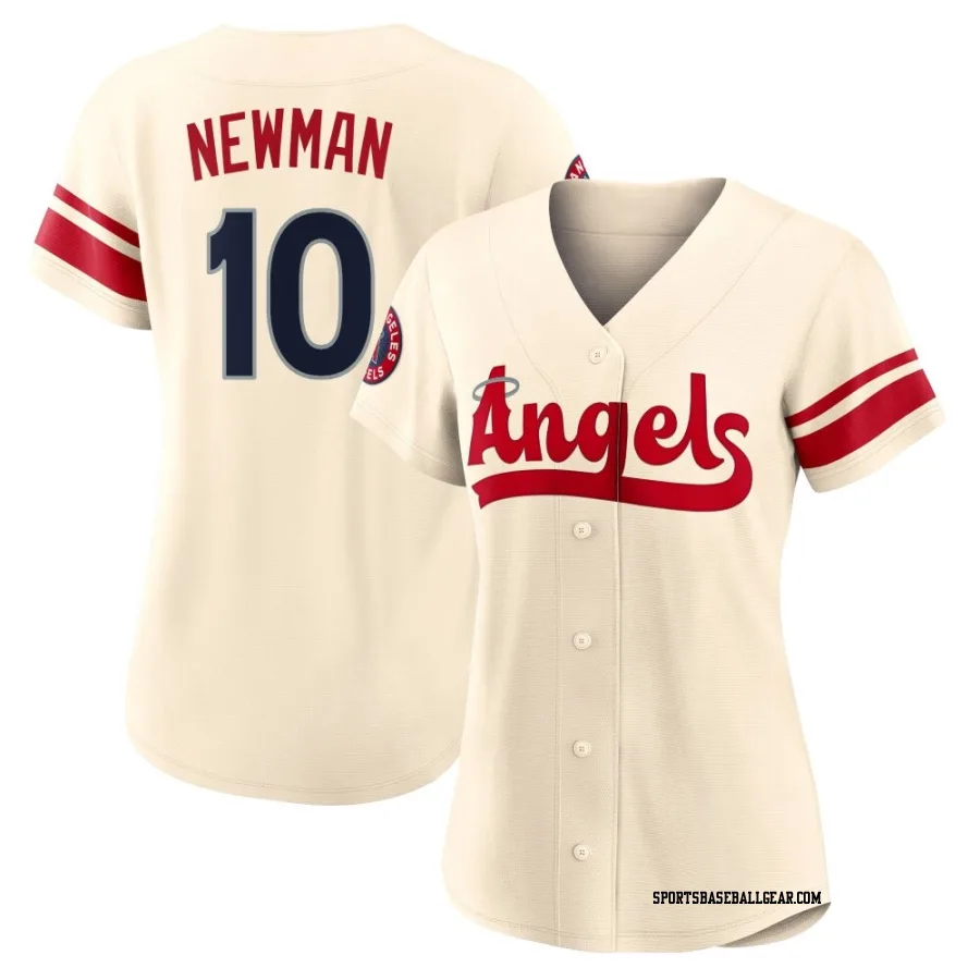 Kevin Newman Women's Los Angeles Angels Cream Authentic 2022 City Connect Jersey