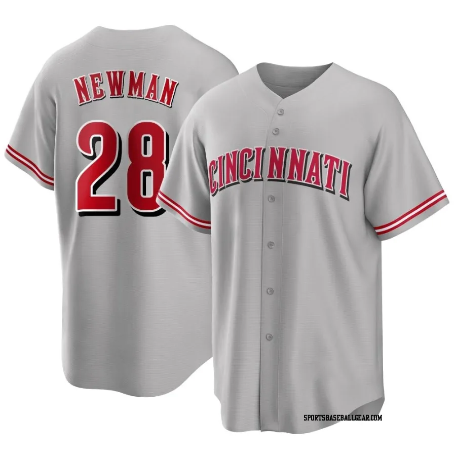 Kevin Newman Youth Cincinnati Reds Gray Replica Road Jersey