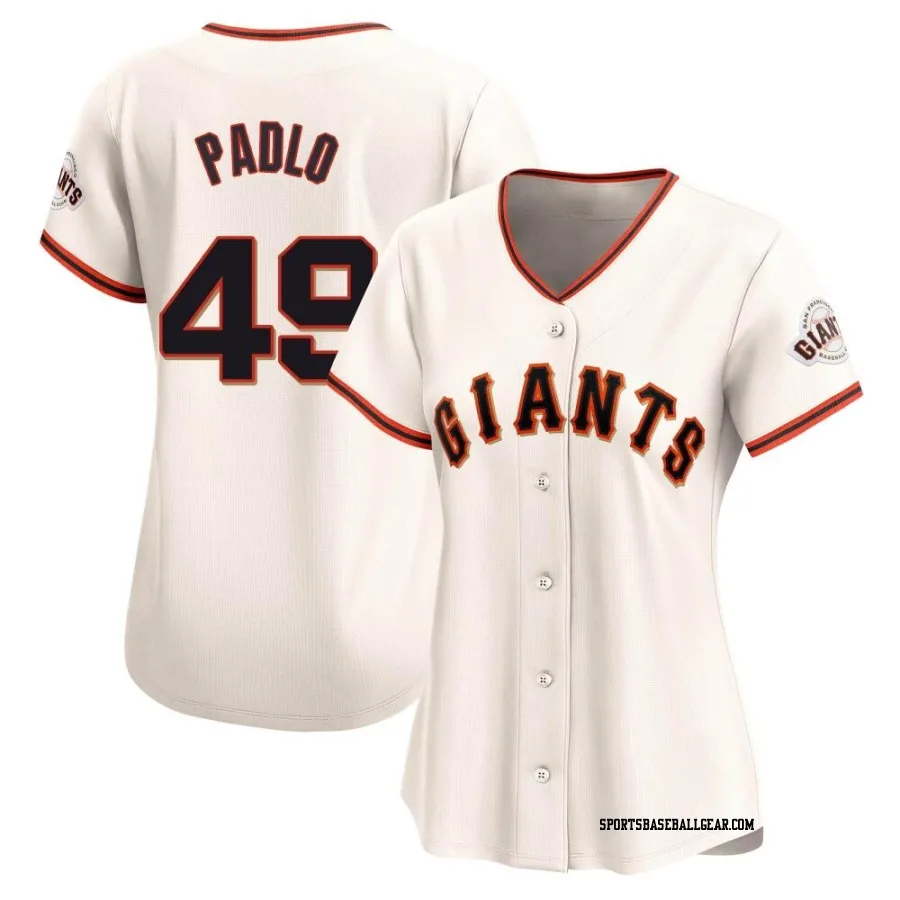 Kevin Padlo Women's San Francisco Giants Cream Limited Home Jersey