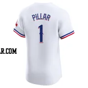 Kevin Pillar Men's Texas Rangers White Elite Home Jersey