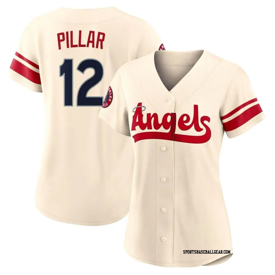 Kevin Pillar Women's Los Angeles Angels Cream Replica 2022 City Connect Jersey
