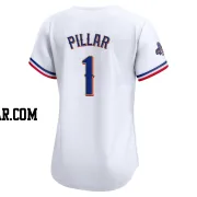 Kevin Pillar Women's Texas Rangers Gold Limited White 2024 Collection Jersey