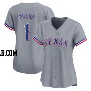 Kevin Pillar Women's Texas Rangers Gray Limited Away Jersey