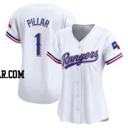 Kevin Pillar Women's Texas Rangers White Limited Home Jersey