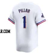 Kevin Pillar Youth Texas Rangers Gold Limited White 2024 Collection Jersey