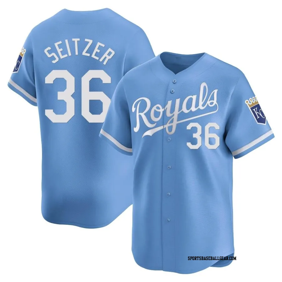 Kevin Seitzer Youth Kansas City Royals Light Blue Limited Alternate Jersey