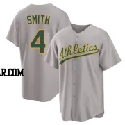 Kevin Smith Men's Oakland Athletics Gray Replica Away 2.0 Jersey