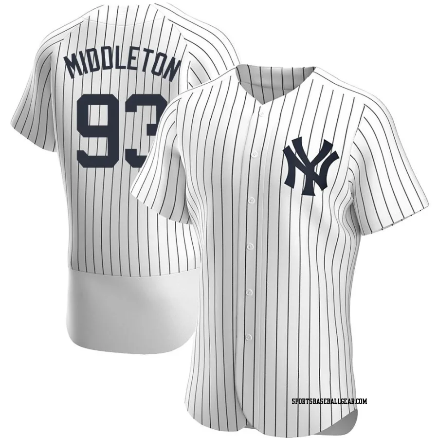 Keynan Middleton Men's New York Yankees White Authentic Home Jersey