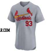 Keynan Middleton Men's St. Louis Cardinals Gray Elite Road Jersey
