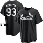 Keynan Middleton Youth St. Louis Cardinals Black/White Replica Jersey